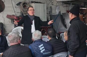 AK Parti Nevşehir Belediye Başkan Adayı Dr. Mehmet Savran, sanayi esnaflarıyla bir araya geldi