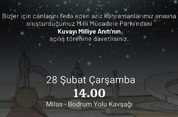 Milas Belediyesi, Milas Şehitleri ve Kuvayı Milliye Anıtı Projesi'ni tamamladı