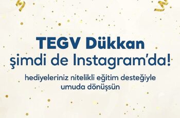 TEGV Dükkân artık Instagram'da