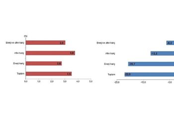 TÜİK: Ocak ayında genel ticaret sistemine göre ihracat %3,5 arttı, ithalat %22,0 azaldı