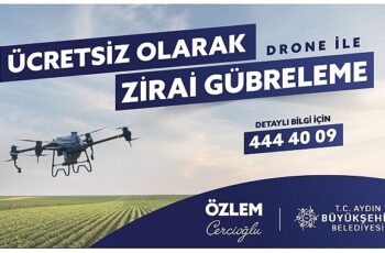 Aydın Büyükşehir Belediye Başkanı Özlem Çerçioğlu ziraat ile uğraşan vatandaşların zaman kaybı ve özellikle de maliyetlerini azaltacak bir projeyi uygulamaya koydu