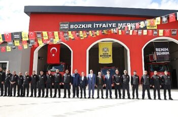 Başkan Altay Bozkır Otogarı ve İtfaiye Merkezi'ni Açtı