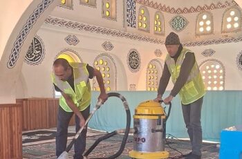 Burhaniye Belediyesi tarafından Ramazan ayı öncesinde, ibadethanelerde temizlik çalışmaları başlatıldı