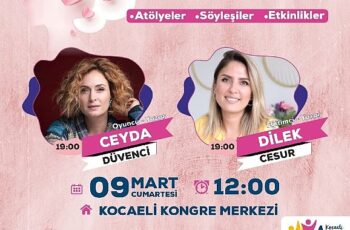 Büyükşehir'in Kadın Festivali 5 Mart'ta Gebze, 9 Mart'ta İzmit'te