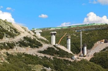 Dilovası Hastane viyadüğünde kiriş imalatı