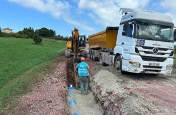 Kandıra'da Dört Bir Koldan Altyapı Çalışmaları Yapılıyor