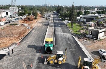 Mustafa Haşmet Caddesi'nde çalışmalarda sona gelindi