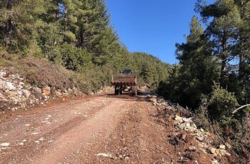 Yayla yollarında bakım çalışmaları