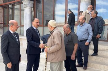 Başkan Altay Alaaddin Camii'nde Vatandaşlarla Buluştu