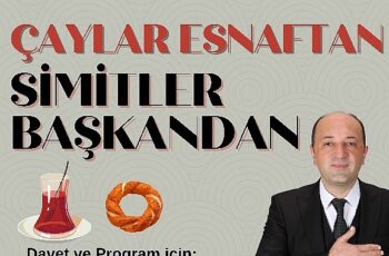 Başkan Yıldız; “Çaylar Esnaftan, Simitler Benden"