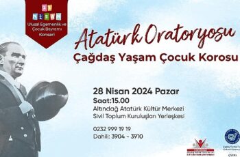 Bornova'da Atatürk Oratoryosu heyecanı