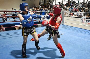 Kemer'de Muaythai şampiyonası