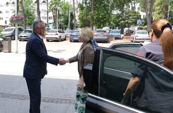 Akdeniz Üniversitesi Rektörü Özlenen Özkan Kemer'de