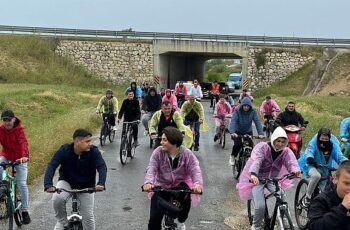 Atatürk için pedal çevirdiler