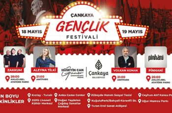 Çankaya Belediyesi, 19 Mayıs Atatürk'ü Anma, Gençlik ve Spor Bayramı'nı gençlerle birlikte büyük bir festivale çeviriyor