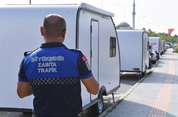 İzmir Büyükşehir Belediyesi'nden karavan işgaline önlem