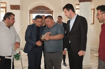 Kapucubaşı Mahallesi Millet Caddesi'nde bulunan Aşağı Beddik Camii'nde restorasyon çalışmaları başladı