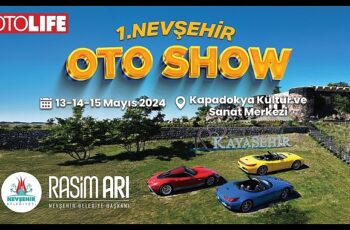 Nevşehir Belediyesi'nin Otolife Dergisi iş birliği ile düzenleyeceği 1. Nevşehir Oto Show etkinliği 13 Mayıs Pazartesi günü başlıyor