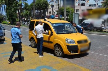 Alanya’da halk otobüsleri ve taksiler denetlendi