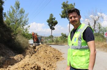 ASAT Manavgat Karaöz'de su borularını yeniliyor