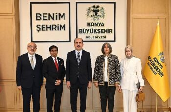 Bangladeş'in Ankara Büyükelçisi Hag, Başkan Altay'ı Ziyaret Etti