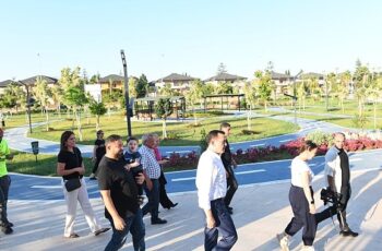 Başkan Özyiğit, Yenişehir Belediyesi Bisiklet Eğitim Parkı'nı gezdi