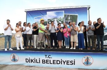 Dikili’de Düğün Salonu Temeli Atıldı