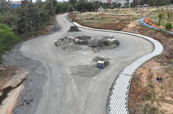 Gebze Millet Bahçesi iç yollarında yoğun çalışma