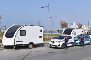 Karavan park alanlarının tespiti için düğmeye basıldı