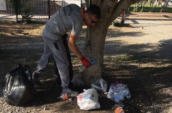 Kemer’de bayram öncesinde temizlik çalışmaları