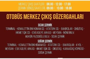 Sivas Çermikler İçin Otobüs Seferleri Başladı