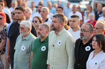 Buca’da Srebrenitsa için duygu dolu anma töreni