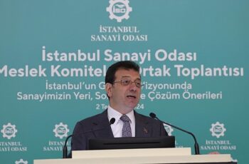 Ekrem İmamoğlu, ‘İstanbul Sanayi Odası Meslek Komiteleri Ortak Toplantısı’nda konuştu