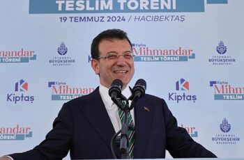 Ekrem İmamoğlu, Nevşehir’de KİPTAŞ Hacıbektaş Mihmandar Projesi Teslim Töreni’ne katıldı