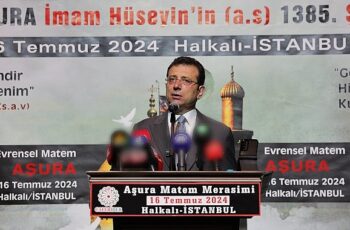 Ekrem İmamoğlu, Türkiye Caferileri Evrensel Aşura Matem Merasim Töreni’ne katıldı