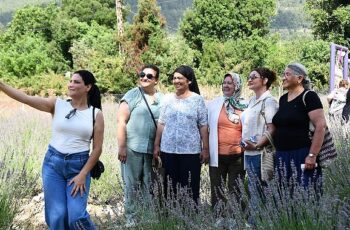 Kemer’de lavanta tanıtım etkinlikleri devam ediyor