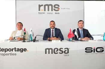 MESA Holding, Reportage Properties ve Sabah Investment Group gayrimenkulde yeni ve güçlü iş birliğine imza attı.