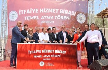 Bodrum İtfaiye Hizmet Binasının Temeli Atıldı