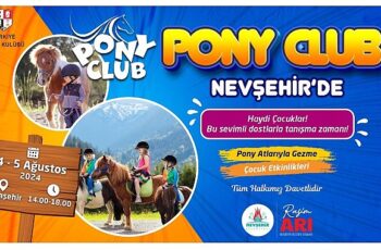 Çocuklar Kayaşehir’de ‘Pony’ Atlarına Binecek