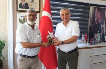 Kurt’tan  Başkan Topaloğlu’na ziyaret