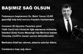 Türkiye Motosiklet Federasyonu Başkanı Bekir Yunus Uçar, Yaşamını Yitirdi