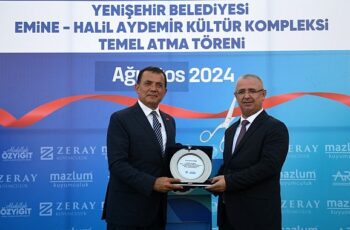 Yenişehir Belediyesi kütüphane ve taziyeevinden oluşan kompleksin temelini attı