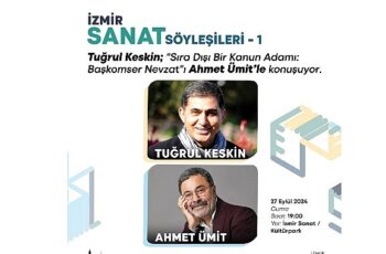 İzmir Sanat Söyleşileri’nin ilk konuğu Ahmet Ümit olacak