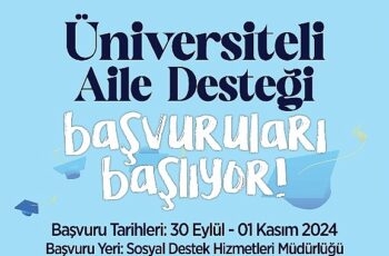 ‘Üniversiteli Aile Desteği’ başvuruları başlıyor