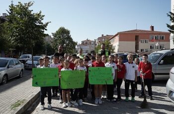 Lüleburgaz’da her şey temiz sokaklar mutlu yarınlar için