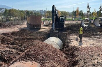 Seymen Millet Bahçesi’nde otopark çalışması başladı