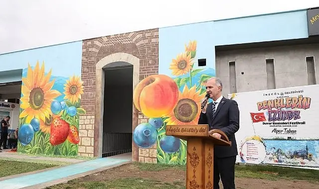 İnegöl, Uluslararası Duvar Resimleri Festivali İle Sanatla Buluştu