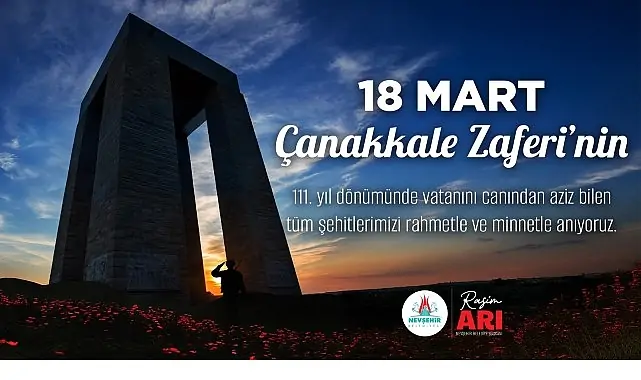Başkan Rasim Arı’dan 18 Mart Şehitlerini Anma Mesajı
