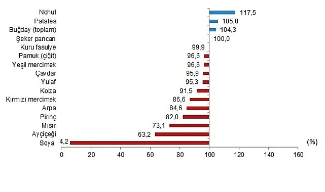 Bitkisel Ürün Denge Tabloları, 2025