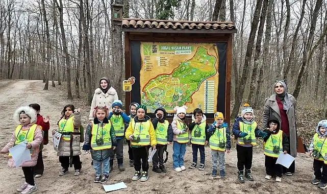 Lokomotif’in minikleri Ormanya’da doğayı keşfetti